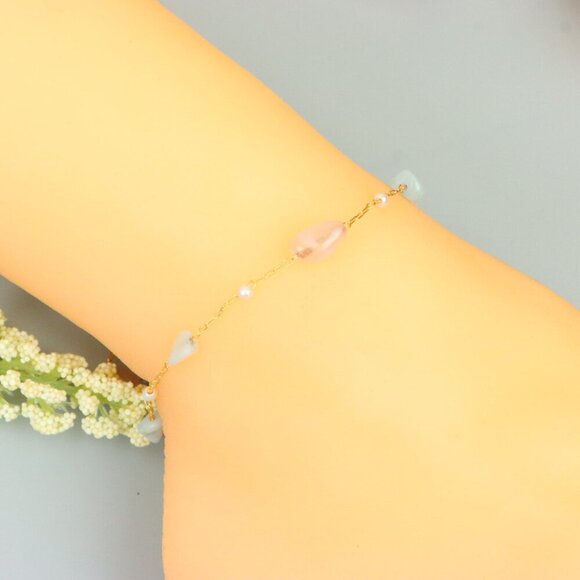 "Handmade Anklet – A Stylish Choice for Women, Thoughtful Gift Idea, EVCH1247 - Picture 6 of 9